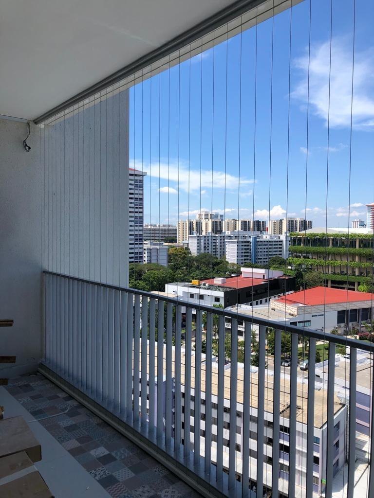 Invisible Safety Grill for Balcony